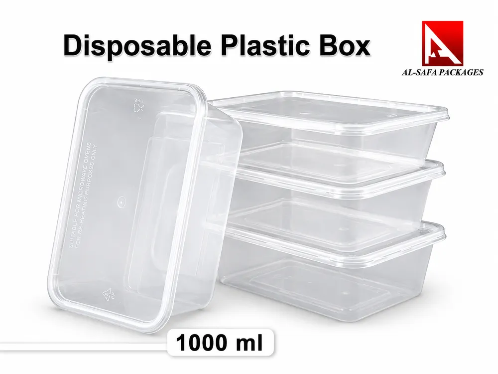 Disposable Plastic Box 1000 ml